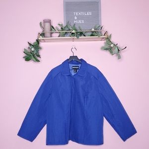 Requirements Royal Blue Stitched Coat
